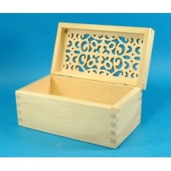 Pudełko ażurowe drewniane 02