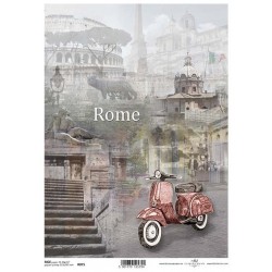 Papier ryżowy ITD Collection A4 nr R875 Rome