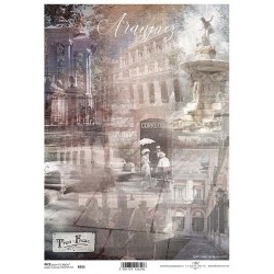 Papier ryżowy ITD Collection A4 nr R925 Aranjuez