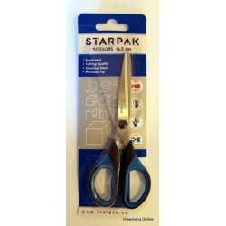 Nożyczki STARPAK z gumowym uchwytem