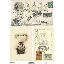 Papier do decoupage ITD COLLECTION S050
