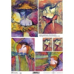 Papier do decoupage ITD COLLECTION S052