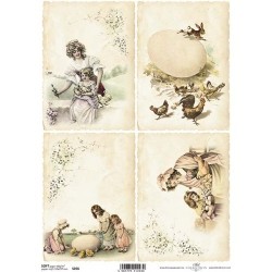 Papier do decoupage ITD COLLECTION S056