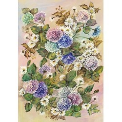 Hand Painted Hydrangeas Finmark RS 662