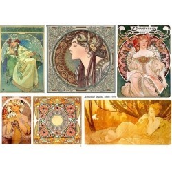 Papier do decoupage ITD COLLECTION NR 0127 A4