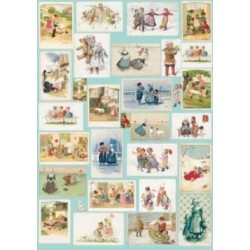 Antiqe Postcards of Children CAL178
