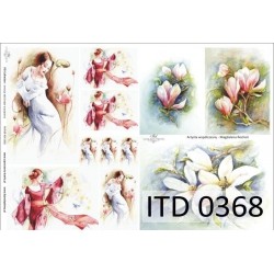 Papier do decoupage ITD COLLECTION A3 NR 0368